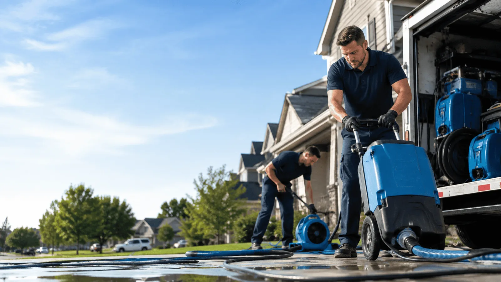 Dehumidification being performed in Chebeague Island, ME
